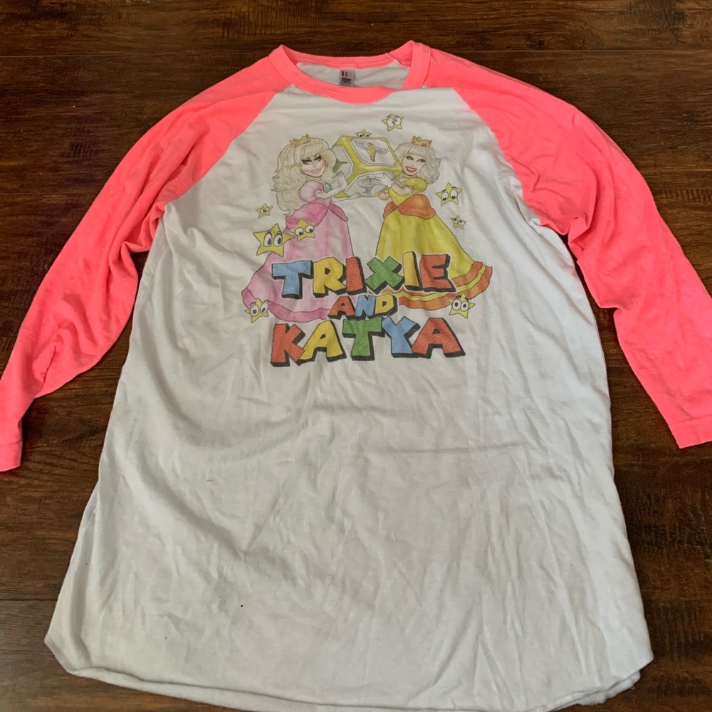 Trixie & Katya baseball tee